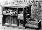 創業当時の木製麺機